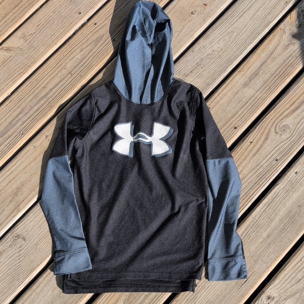 Under Armour Black and Blue Performance Hoodie